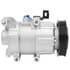 10A1575 by MANDO - New OE AC Compressor w/ Clutch & Pre-filled Oil, Direct Replacement