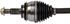 665235HD by A-1 CARDONE - New CV Axle Assembly - Front, 25.375" Length, with HD Thermoplastic Outboard Boot