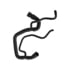 Dayco 72348 Radiator Coolant Hose CURVED RADIATOR HOSE, DAYCO