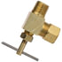 3069-4A by TECTRAN - Shut-Off Valve - Brass, 1/4 in. Tube, 90 deg. Compression to Male Pipe