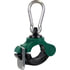 360125ST by TECTRAN - 1.25" ID Multi-Purpose TEC-360 Clamp with Stainless Steel Clip, Green, 360-Deg Swivel