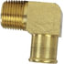 339-10C by TECTRAN - Air Tool Hose Barb - Brass, 5/8 in. Hose, 3/8 in. Thread, Beaded, 90 deg. Elbow