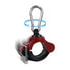 360150ST by TECTRAN - 1.5" ID Multi-Purpose TEC-360 Clamp with Stainless Steel Clip, Maroon, 360-Deg Swivel