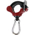 360150ST by TECTRAN - 1.5" ID Multi-Purpose TEC-360 Clamp with Stainless Steel Clip, Maroon, 360-Deg Swivel