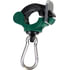 360125ST by TECTRAN - 1.25" ID Multi-Purpose TEC-360 Clamp with Stainless Steel Clip, Green, 360-Deg Swivel