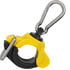 3601375ST by TECTRAN - 1 3/8" ID Multi-Purpose TEC-360 Clamp with Stainless Steel Clip, Yellow, 360-Deg Swivel