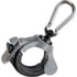 360175ST by TECTRAN - 1.75" ID Multi-Purpose TEC-360 Clamp with Stainless Steel Clip, Gray, 360-Deg Swivel