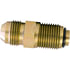 41157-WHD by TECTRAN - Air Brake Air Line Fitting - Brass, 3/8 in. Tube, 3/8in. Port, JIC 37 deg. Flare To Metric