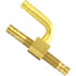 41410-WHD by TECTRAN - Air Brake Air Line Fitting - Brass, 1/4 in. Hose I.D, Wiper Tee