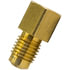 41442-WHD by TECTRAN - Inverted Flare Fitting - Brass, M10 x 1.0 Bubble Male to Female Thread