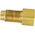 41443-WHD by TECTRAN - Inverted Flare Fitting - Brass, Inverted M10 x 1.0 Male Thread to Inverted Female