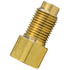 41443-WHD by TECTRAN - Inverted Flare Fitting - Brass, Inverted M10 x 1.0 Male Thread to Inverted Female