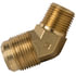 54-10C by TECTRAN - Flare Fitting - Brass, 5/8 in. Tube Size, 3/8 in. Pipe Thread, 45 deg. Elbow