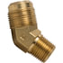 54-10C by TECTRAN - Flare Fitting - Brass, 5/8 in. Tube Size, 3/8 in. Pipe Thread, 45 deg. Elbow