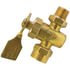 5120-B by TECTRAN - Air Brake Air Shut-Off Petcock - Brass, 1/4 in. Male Pipe, Marine Shut-Off To Female Pipe