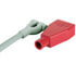 55722R by TECTRAN - Battery Terminal Cover - Red, 4 Gauge, Straight Clamp, PVC