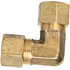 65-4 by TECTRAN - Compression Fitting - Brass, 1/4 inches Tube Size, Union Elbow