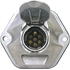 670-7200 by TECTRAN - Trailer Receptacle Socket - 7-Way, Die-Cast, without Breakers, Split Pin Type