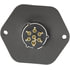 670-7330 by TECTRAN - Trailer Receptacle Socket - 7-Way, Die-Cast, with Large Mounting Plate