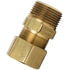 68-10D by TECTRAN - Compression Fitting - Brass, 5/8 in. Tube, 1/2 in. Thread, Male Connector