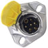 680-E72 by TECTRAN - Trailer Receptacle Socket - 7-Way, Auxiliary, Die-Cast, Screw, Split Pin Type