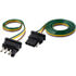 682-410L by TECTRAN - Electrical Connectors - 4-Way, Molded Flat, with Wires and Leads