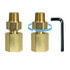 70-31802 by TECTRAN - Air Brake Air Hose End Fitting Kit - 3/8 in., Field Installable Hose Repair Fitting Kit