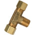 72-3A by TECTRAN - Compression Fitting - Brass, 3/16 in. Tube, 1/8 in. Thread, Male Branch Tee