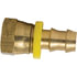 728-44 by TECTRAN - Air Tool Hose Barb - Brass, 1/4 in. Hose I.D, 1/4 in. Tube, Female, Flare Swivel