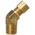 74-4A by TECTRAN - Compression Fitting - Brass, 1/4 in. Tube, 1/8 in. Thread, 45 deg. Elbow