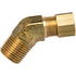 74-4A by TECTRAN - Compression Fitting - Brass, 1/4 in. Tube, 1/8 in. Thread, 45 deg. Elbow