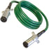 7AAB061MW by TECTRAN - Trailer Power Cable - 6 ft., 7-Way, Straight, ABS, Green