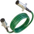 7AAB061MW by TECTRAN - Trailer Power Cable - 6 ft., 7-Way, Straight, ABS, Green