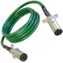 7AAB061MW by TECTRAN - Trailer Power Cable - 6 ft., 7-Way, Straight, ABS, Green