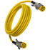 7AEB102EW by TECTRAN - Trailer Power Cable - 10 ft., 7-Way, Straight, Auxiliary, Yellow, with WeatherSeal