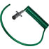 7ATG511MG by TECTRAN - Trailer Power Cable - 15 ft., 7-Way, Powercoil, ABS, Green, with Spring Guards