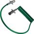 7ATG512MG by TECTRAN - Trailer Power Cable - 15 ft., 7-Way, Powercoil, ABS, Green, with Spring Guards