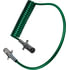 7ATG524MG by TECTRAN - Trailer Power Cable - 15 ft., 7-Way, Powercoil, ABS, Green, with Spring Guards