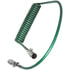 7ATG524MW by TECTRAN - Trailer Power Cable - 15 ft., 7-Way, Powercoil, ABS, Green, with WeatherSeal