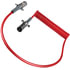 7BTG524MG by TECTRAN - Trailer Power Cable - 15 ft., Single Pole, Powercoil, 4 Gauge, Red, with Spring Guards