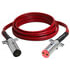 Tectran 7CR122MW Trailer Power Cable Trailer Power Cable - 12 ft., Single Pole, Straight, 4 Gauge, Crossover, with