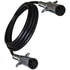 7MAB122MV by TECTRAN - Trailer Power Cable - 12 ft., 7-Way, V-Line, Straight, Light Duty, Black