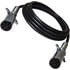 7MAB122MV by TECTRAN - Trailer Power Cable - 12 ft., 7-Way, V-Line, Straight, Light Duty, Black