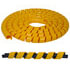 820SPRY-Q by TECTRAN - Spiral Wrap - 25 ft., Yellow, 1-1/4 inches I.D