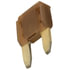 88-0033 by TECTRAN - Multi-Purpose Fuse - Mini Fast Acting Blade, Tan, Rated for 32 VDC