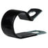 Tectran 901 Air Brake Hose and Power Cable Clamp Plastisol Dipped Tube Clamp, 1/4" Clamping Diameter, 1/4" Mounting Hole