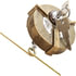 9118L by TECTRAN - Fuel Tank Cap - Brass, 2-1/2 in. dia., Locking, Non-Vented, Female Thread