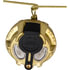 9119L by TECTRAN - Fuel Tank Cap - Brass, 2 in. dia., Locking, Non-Vented, Female Thread