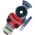 9212 by TECTRAN - Knob Style Red Emergency Shutoff Gladhand with Bulkhead Fitting, 3/8" FNPT