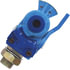 9237 by TECTRAN - Gladhand - Cast Iron, Composite Nylon Shut-Off, Service, with Bulkhead Fitting